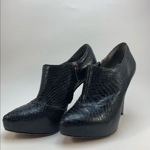 Sam Edelman Black Snake Ria Bootie